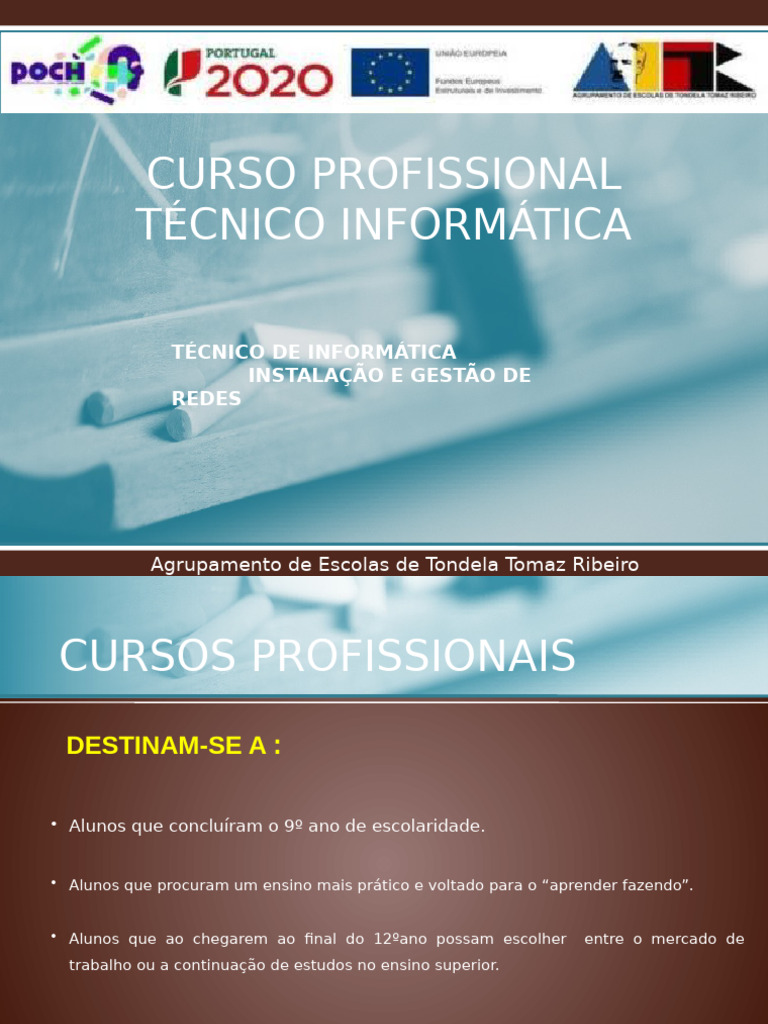 Curso Técnico em Informática: Saídas Profissionais | PDF | Programas ...
