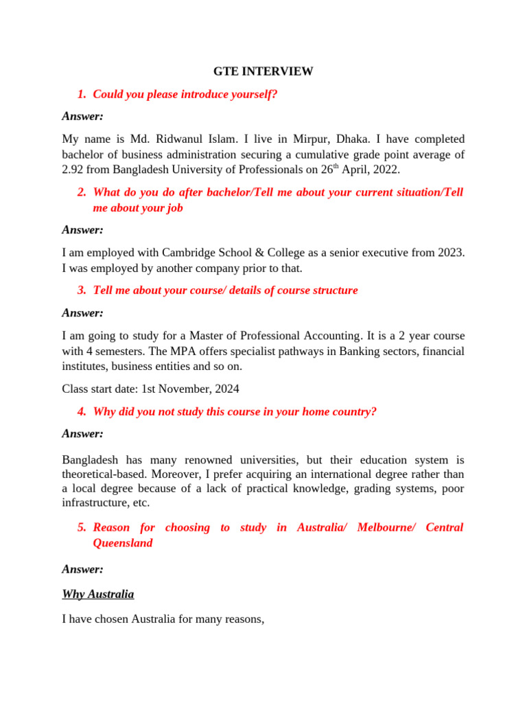 CQ Masters Questions Answers | PDF