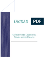 Conflicto de Leyes en El Tiempo y Espacio