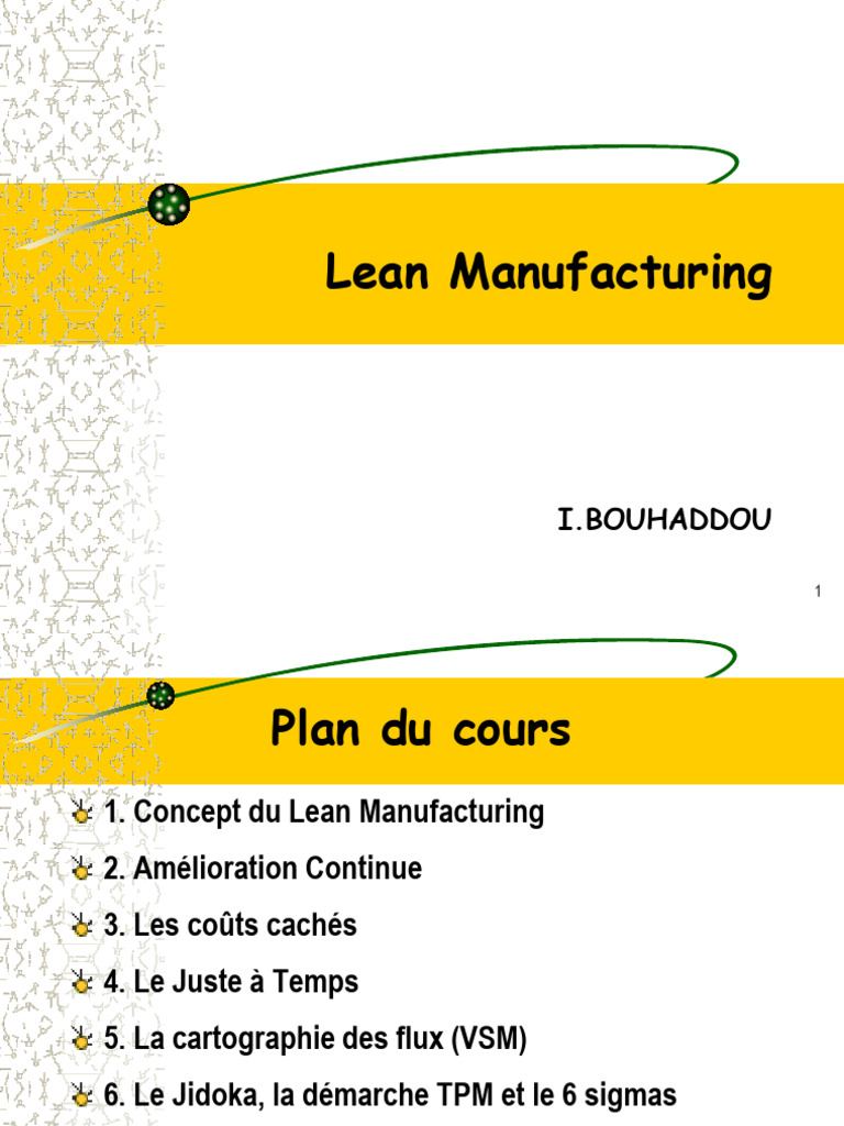 Introduction au Lean Manufacturing | PDF | Lean (production) | Économie