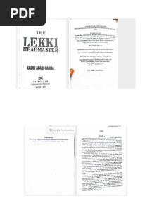 The Lekki Headmaster