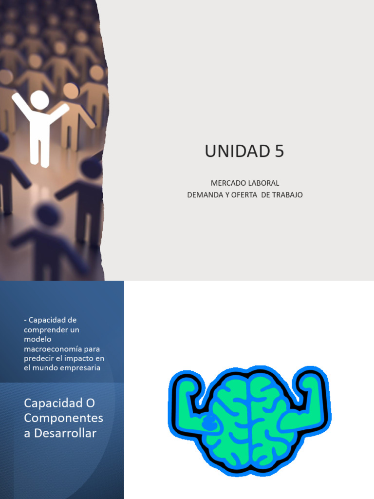Oferta y Demanda en el Mercado Laboral | PDF | Desempleo | Economía laboral