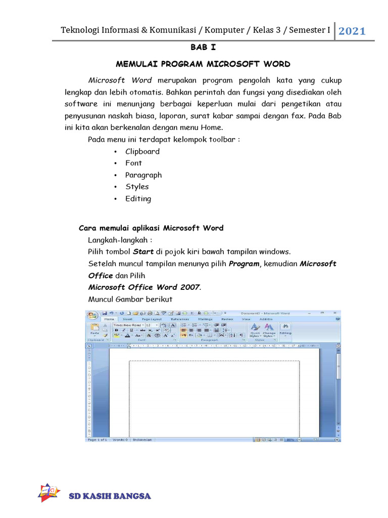 Modul Komputer Kelas 3 Semester 1 Th 2021 No Cover Pdf