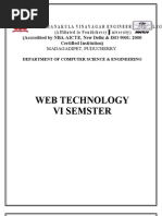 Web Technology (2 & 11 Marks)