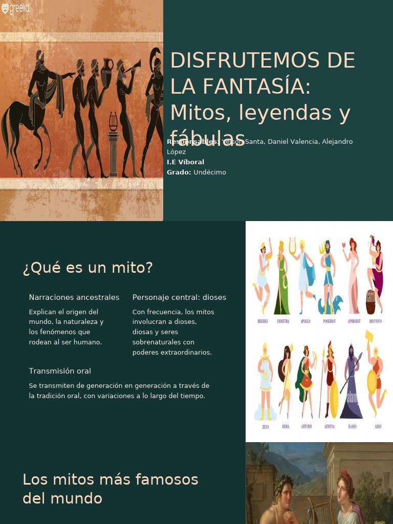 Disfrutemos de La Fantasia Mitos Leyendas y Fabulas | PDF | Fábula ...