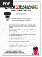 MOEMS Division E Tournament Practice Problems 2014 | PDF ...