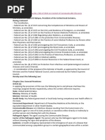 Zimbabwe Statutory Instrument | PDF