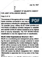 FBI/CIA (G) Surveillance Activities Designed To Establish: MAJIC Initial Organizational Structure-MJ-t