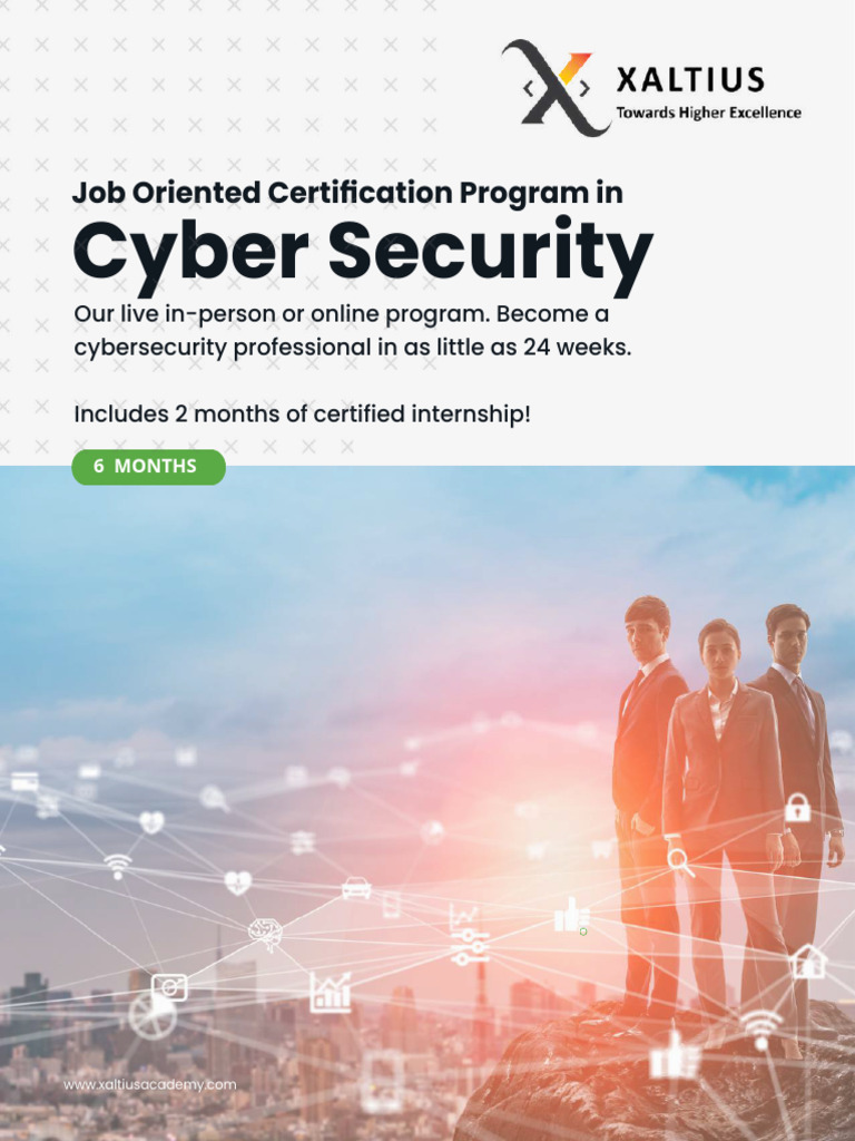 Xaltius Academy Cybersecurity Course | PDF | Security | Computer Security