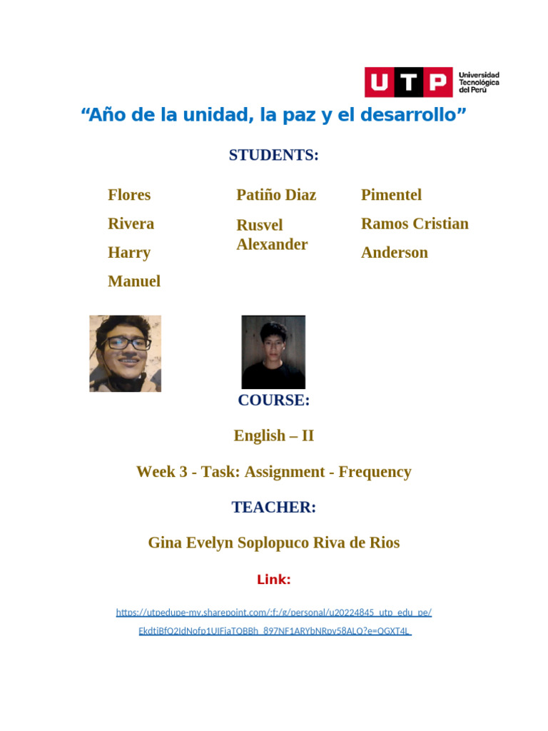 Week 3 Task Assignment Frequency Copia Pdf