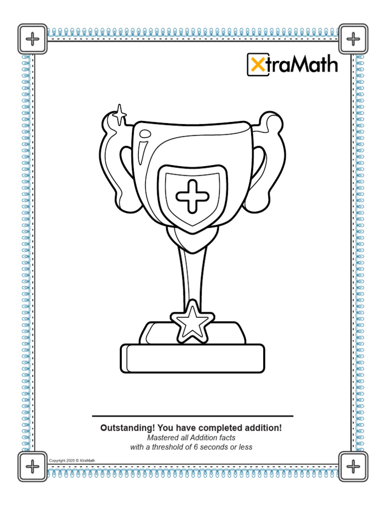 Xtramath Trophy RA 60 100 | PDF
