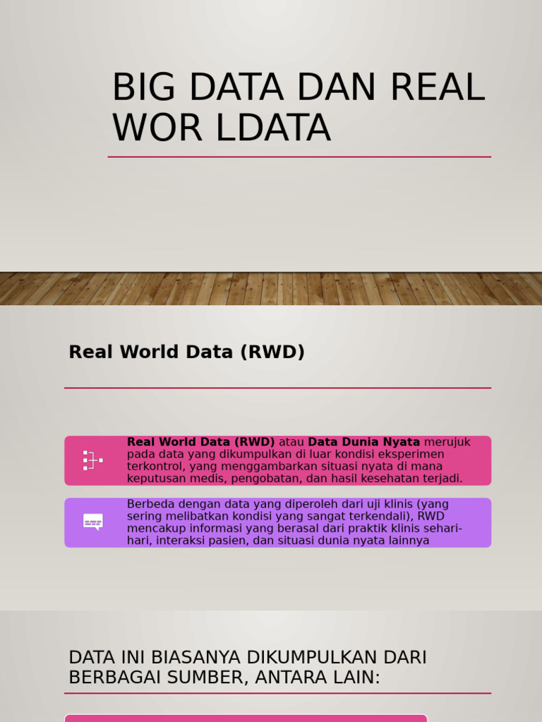 Data Dunia Nyata dalam Kesehatan | PDF