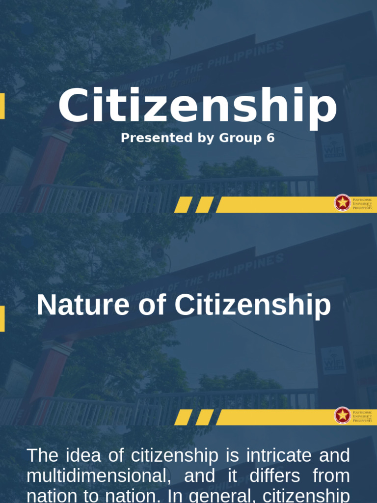 Understanding Citizenship and Its Laws | PDF | Citizenship | Naturalization