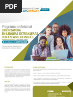Plan de Estudios Licenciatura en Inglés UNAD | PDF | Plan de estudios ...