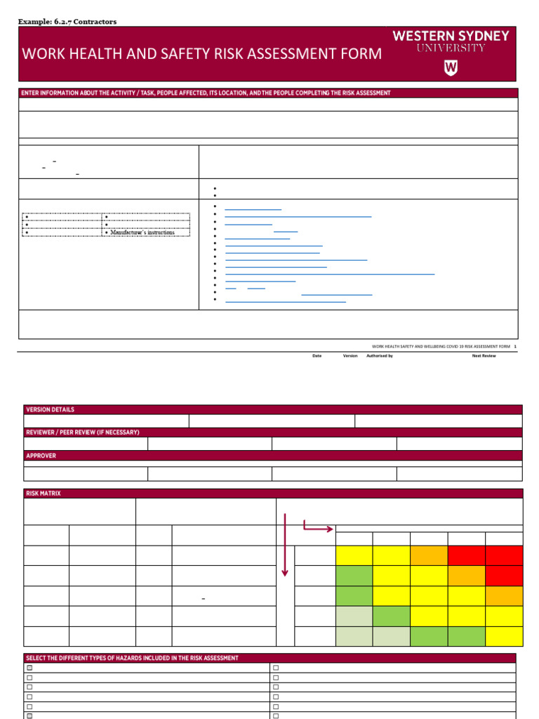 Example 6.2.7 Contractors | PDF | Risk | Occupational Safety And Health