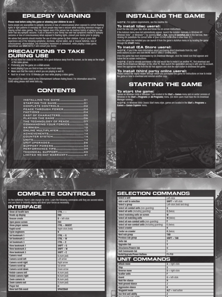 Game Installation and Start Guide | PDF
