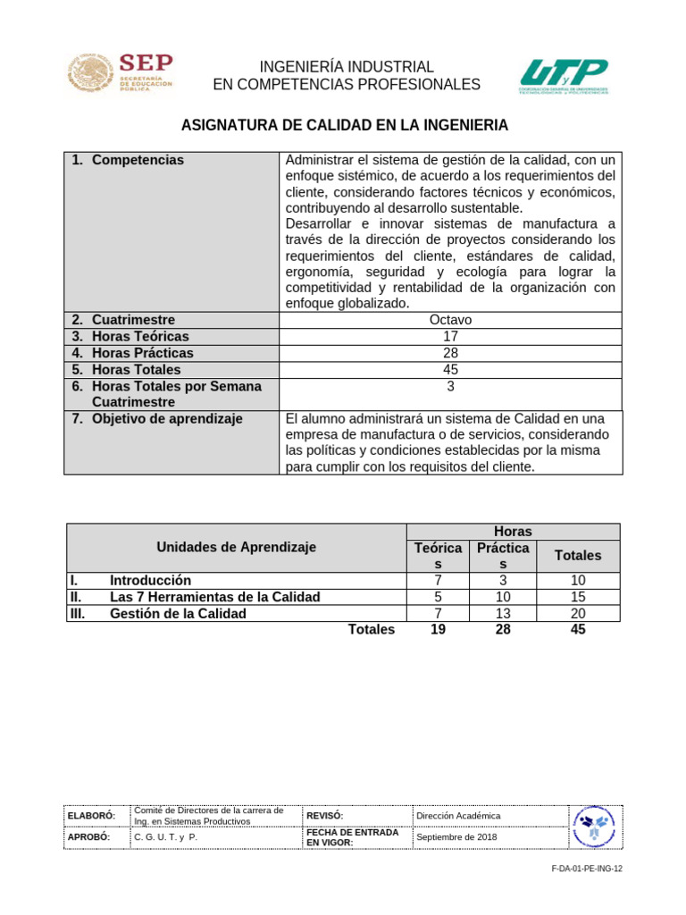 Calidad en La Ingenieria-1 | PDF | Calidad (comercial) | Sistema de ...