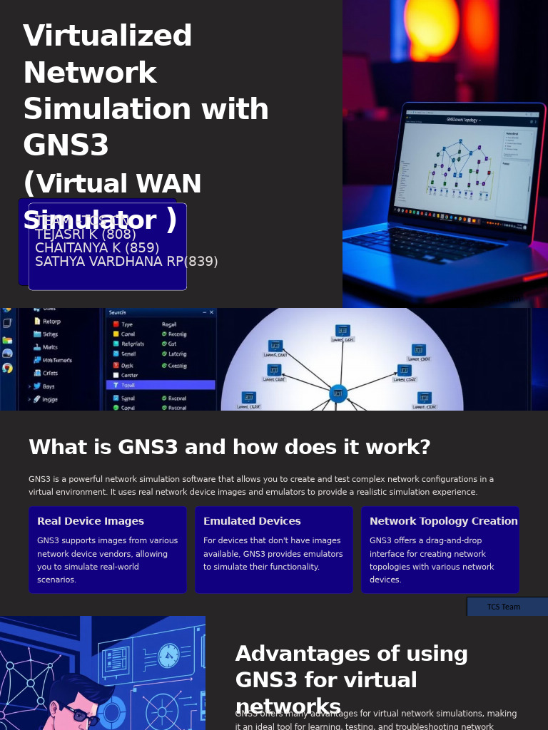 GNS3 Virtual WAN Simulation Guide | PDF | Computer Network | Routing