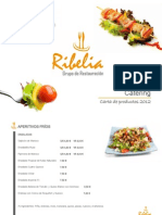 Carta de Catering Ribelia