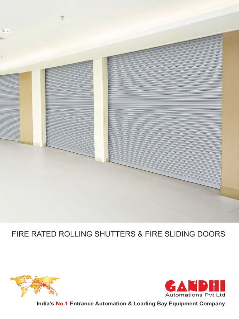 Fire Rated Rolling Shutters Overview | PDF | Door | Rivet