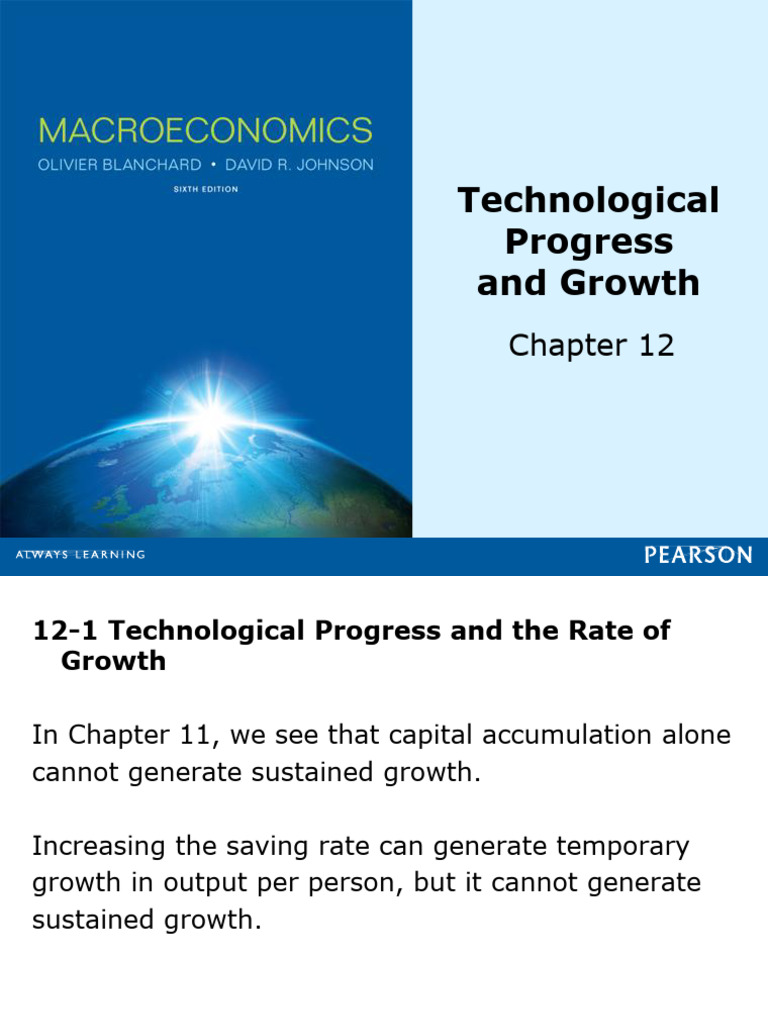 Technological Progress and Growth Dynamics | PDF | Production Function ...