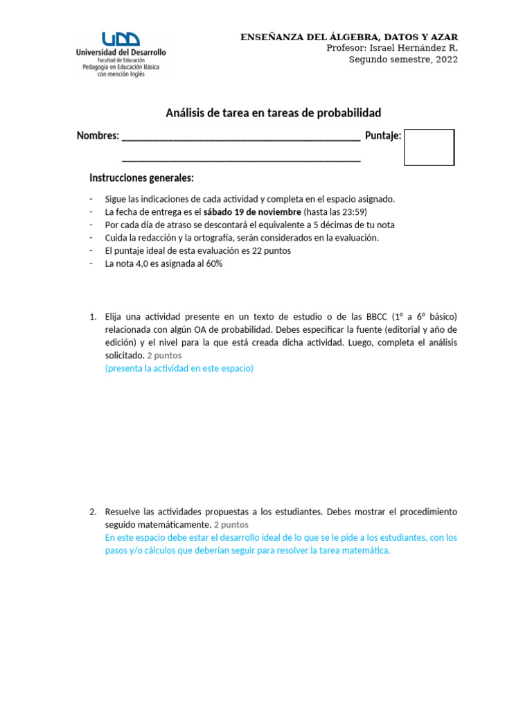 Clase6_An%C3%A1lisis+de+tarea2 | PDF | Enseñando | Aprendizaje