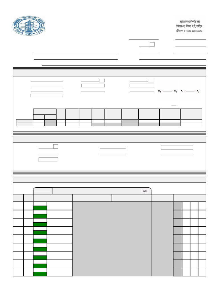 Transformer Test Report East Phase A | PDF | Transformer | Electronics