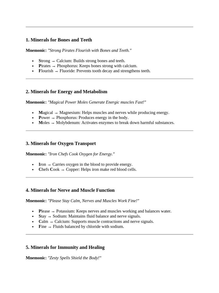 Minerals | PDF
