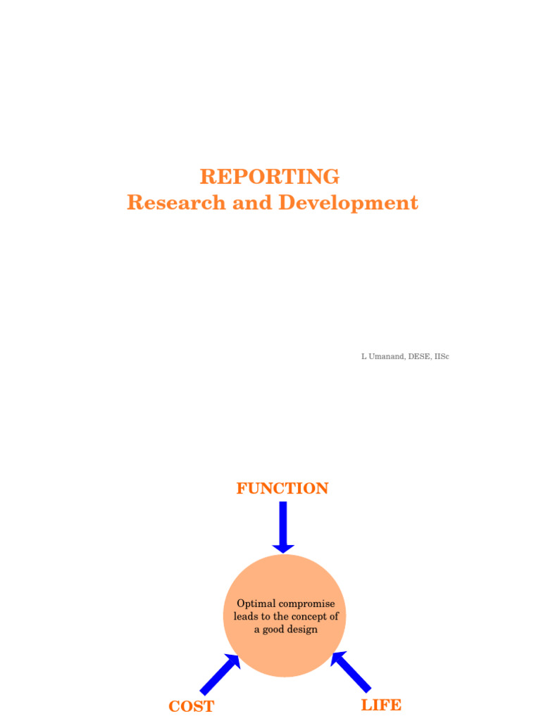 R&D Reporting Framework Guide | PDF | Reliability Engineering | Computing
