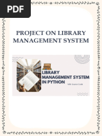 Class 12 CS Project - Library Management System | PDF | Python ...