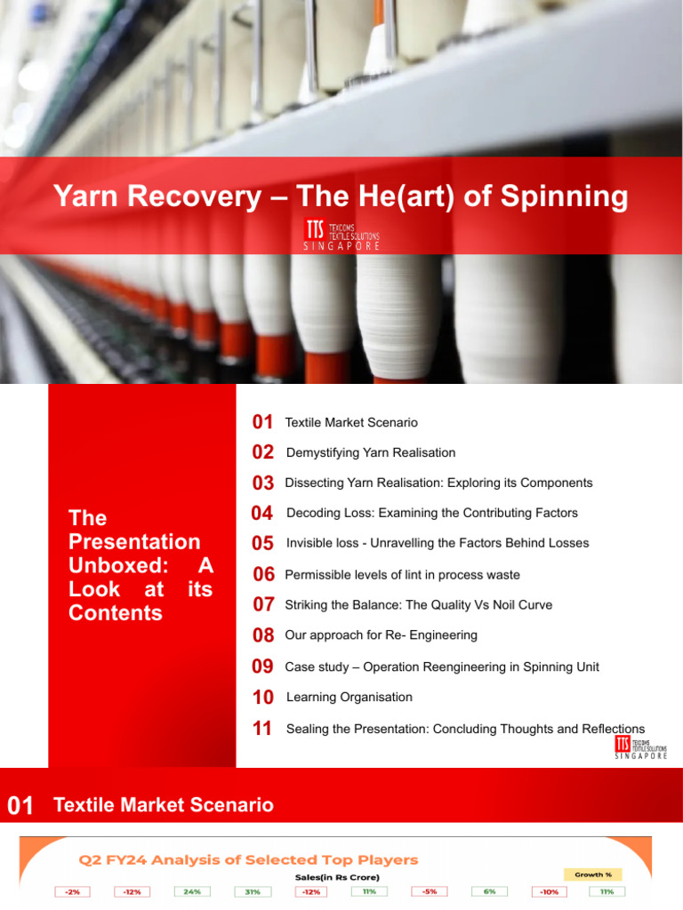 Optimizing Yarn Realization in Spinning | PDF | Textiles