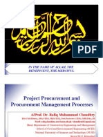 Lec 1-Introduction to Project Procurement