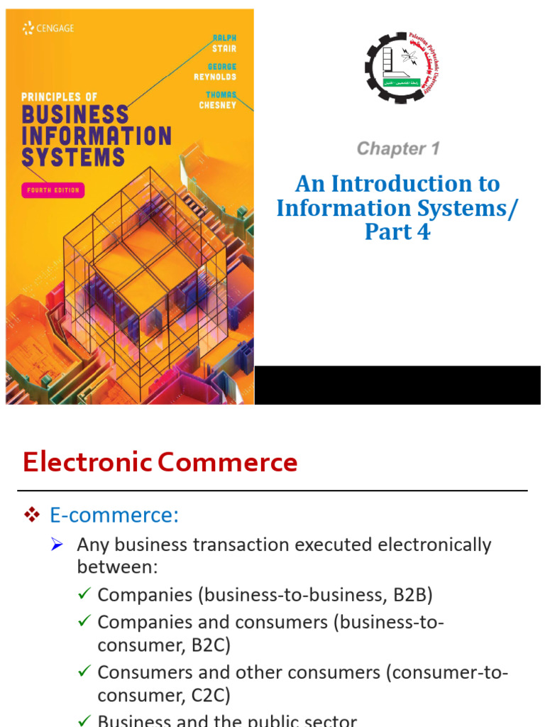 Overview of E-Commerce and Information Systems | PDF | E Commerce ...