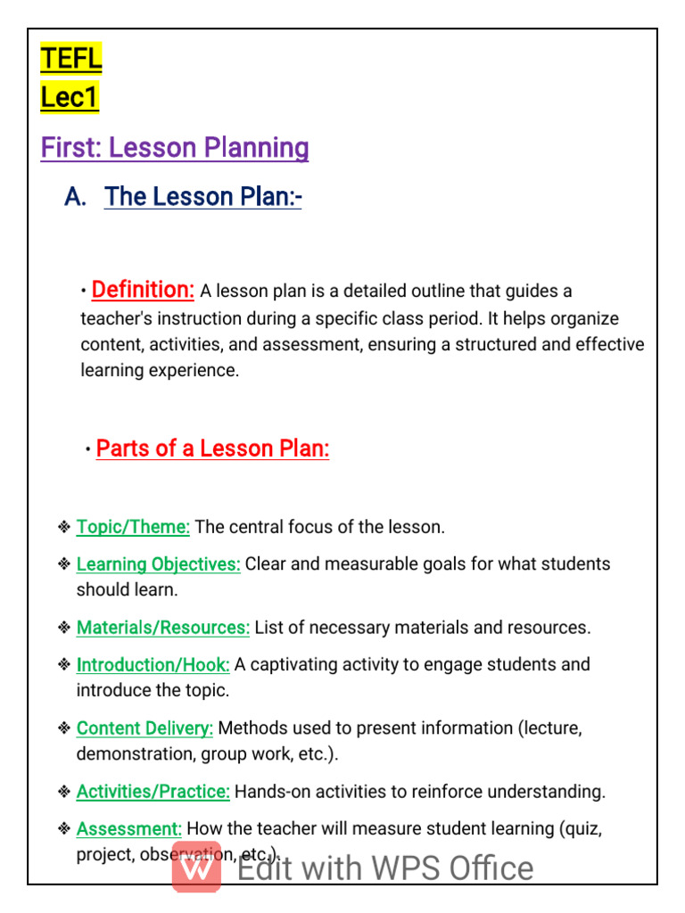 TEFL Lec1 | PDF | Motivational | Motivation