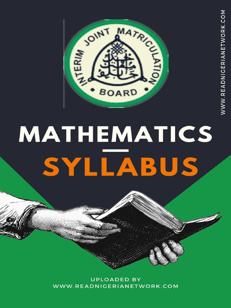 IJMB Syllabus Overview 2025 | PDF