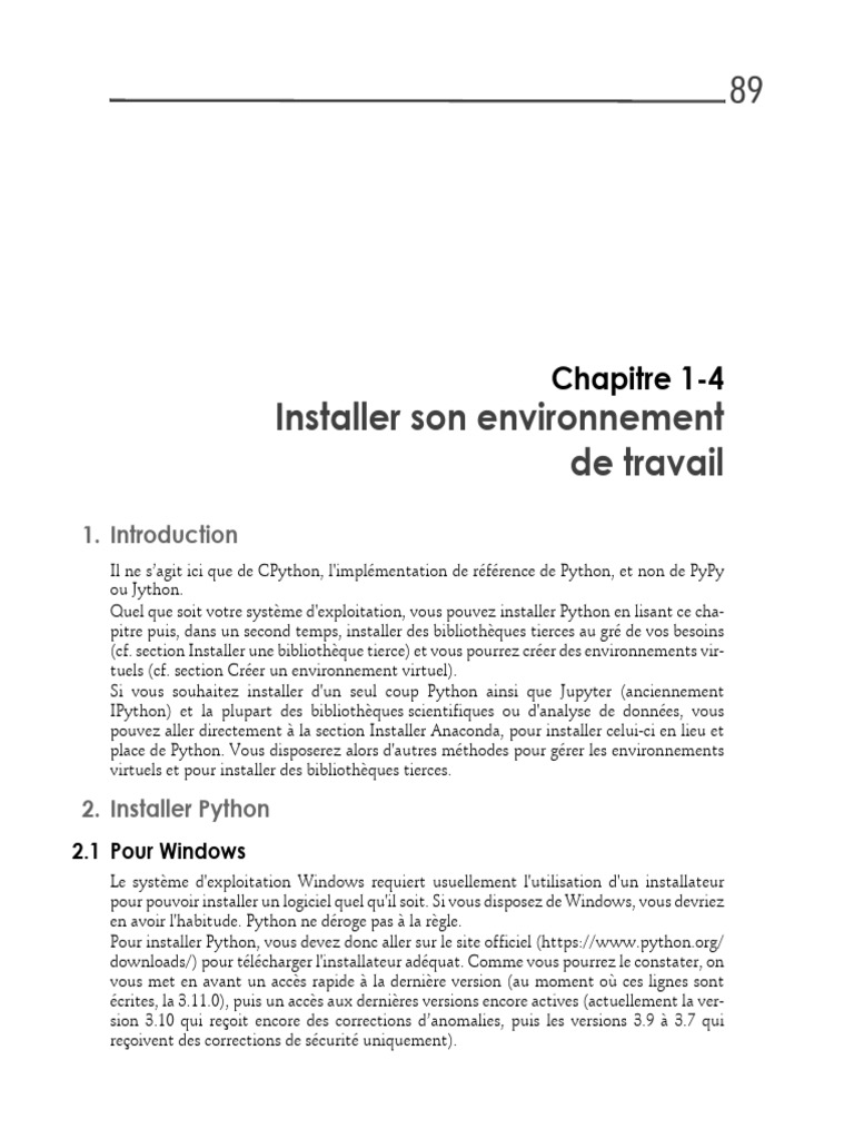 Installer Python sur tous les systèmes | PDF | Python (Langage de ...