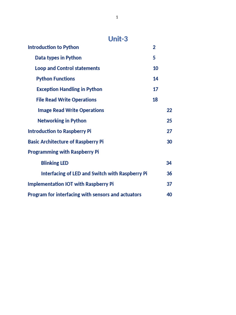 Python Programming Basics Guide | PDF | Raspberry Pi | Python ...