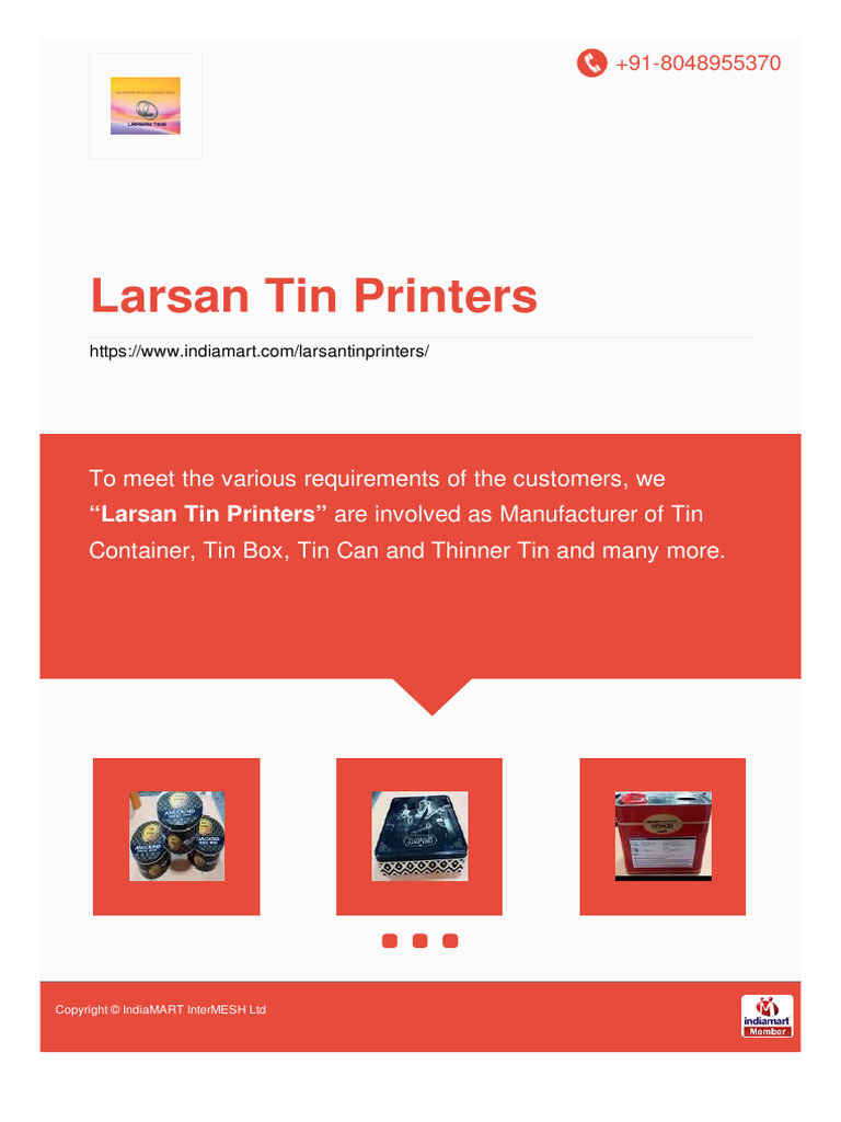 larsan-tin-printers | PDF | Cakes | Confectionery