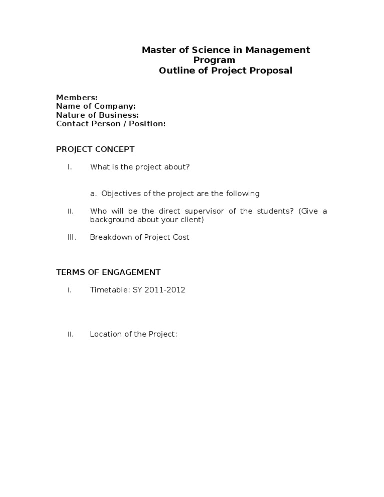 Project Proposal | PDF