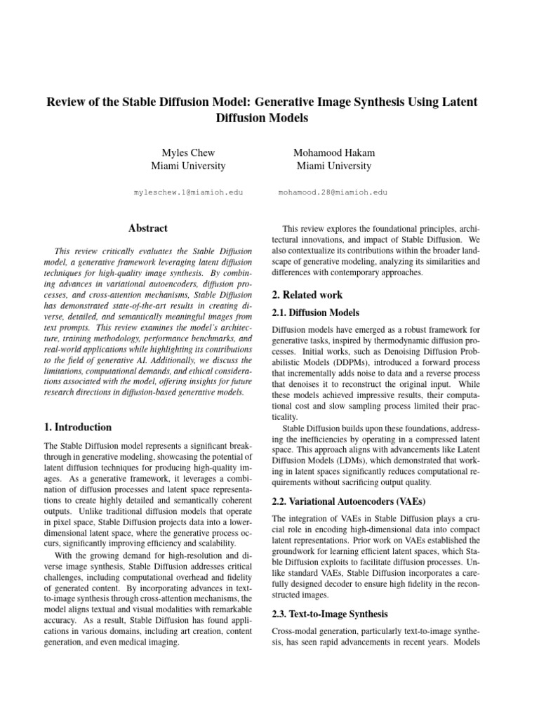Empowering Local Image Generation: Harnessing Stable Diffusion for ...
