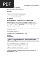 Convention Fiscale