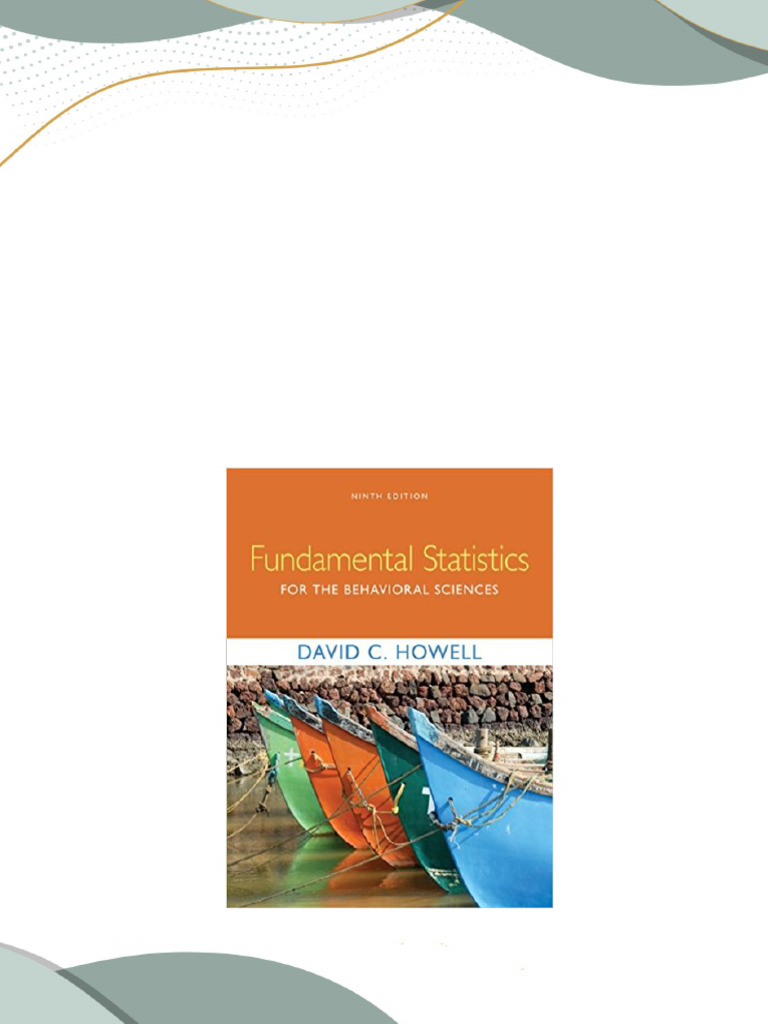 Test Bank For Fundamental Statistics For The Behavioral Sciences, 9th ...
