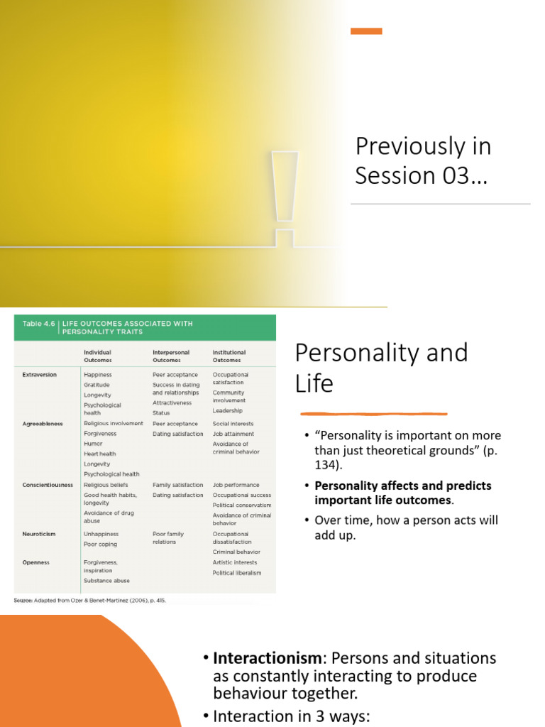 Understanding Personality and Behavior | PDF | Extraversion And ...