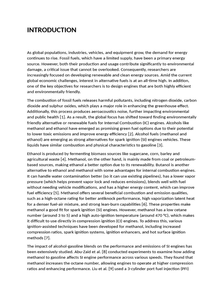 Term Paper | PDF | Methanol | Greenhouse Gas