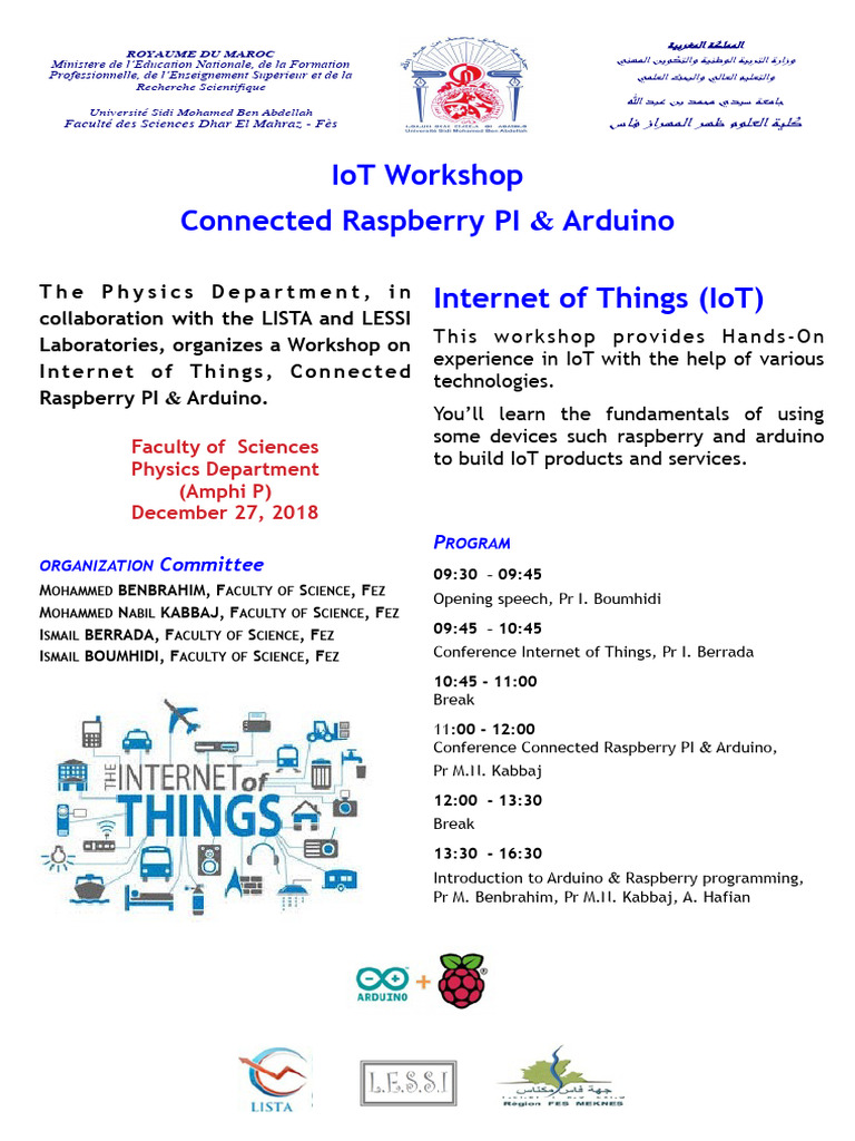 IoT Workshop: Raspberry Pi & Arduino | PDF | Internet Of Things ...