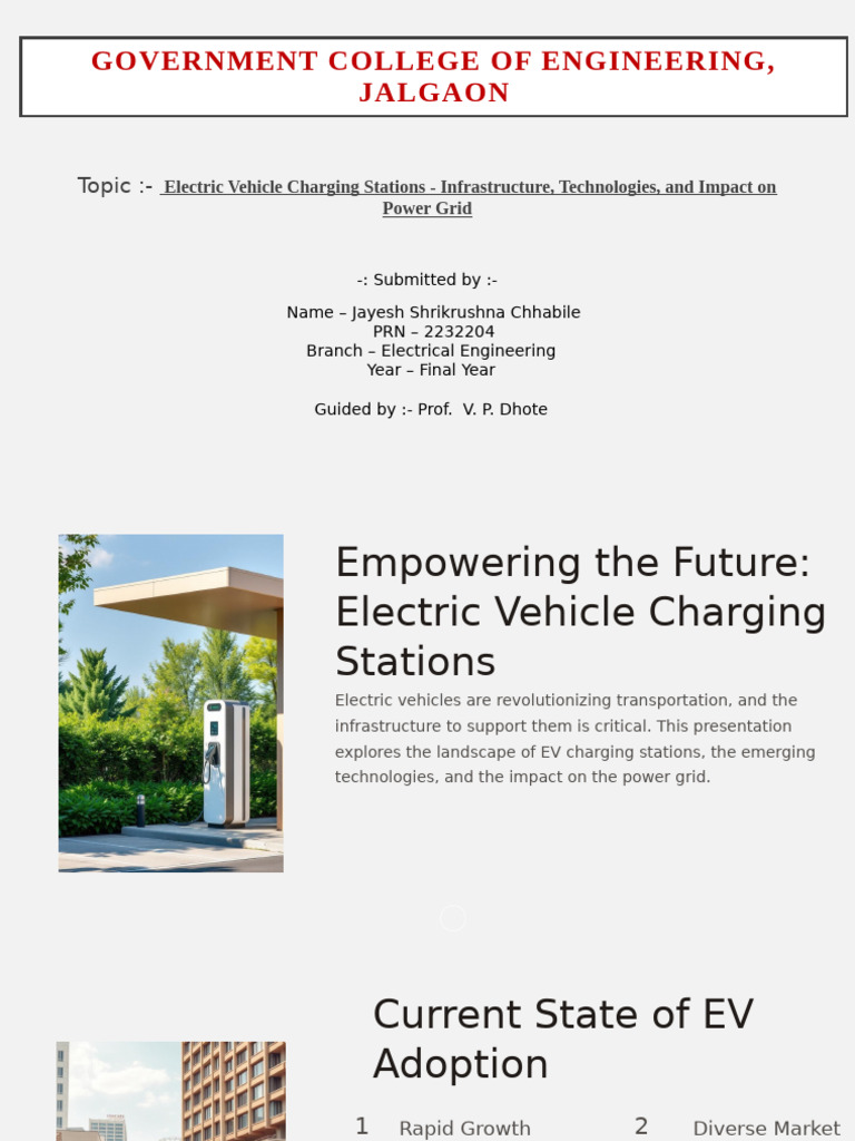 EV Charging Stations: Infrastructure & Impact | PDF | Electric Vehicle ...