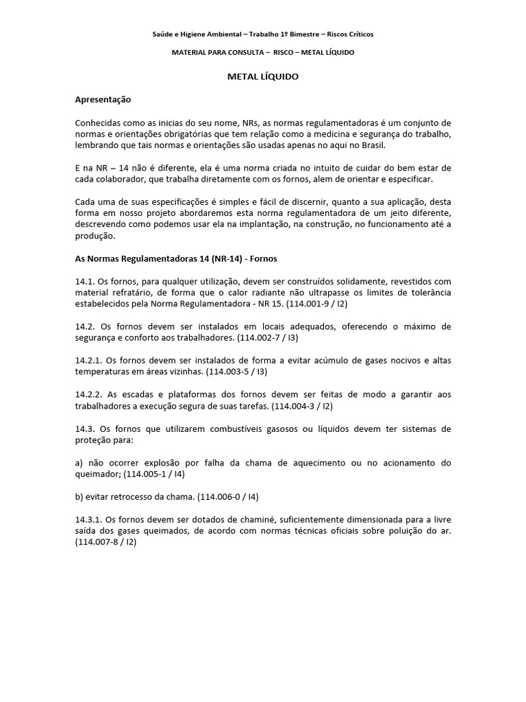 26497 - SEGURANÇA DO TRABALHO | PDF