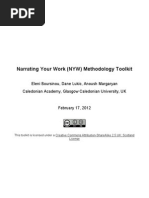 Narrating Your Work (NYW) Methodology Toolkit