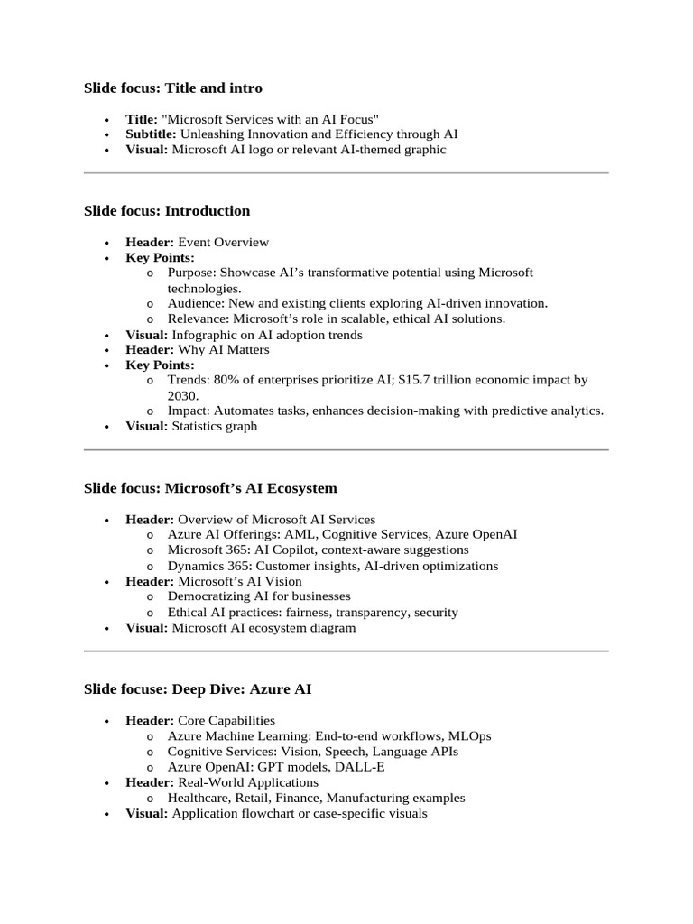 Key Pointers and Framework | PDF | Artificial Intelligence ...