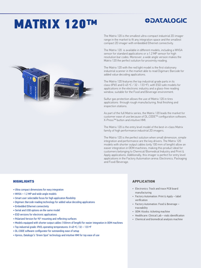 Matrix 120 English | PDF | Barcode | Computing